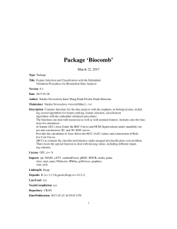 Package `Biocomb`