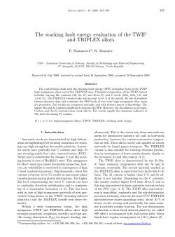 Full Text - Kovove materialy