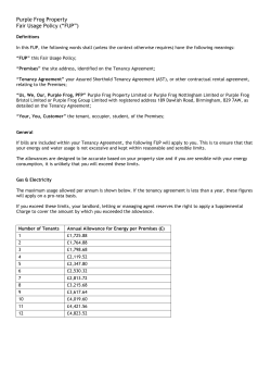 Purple Frog Property Fair Usage Policy (&ldquo;FUP&rdquo;)