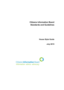 CIB House Style Guide (2015)