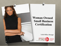 How do you get certified as a WOSB or EDWOSB?