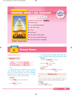 Present Tenses