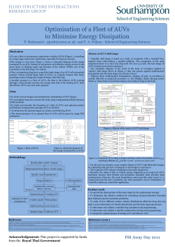 Optimisation of a Fleet of AUVs to Minimise Energy Dissipation