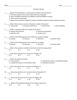 Chemistry Review