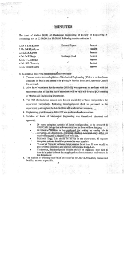 B.Tech (Mechenical)