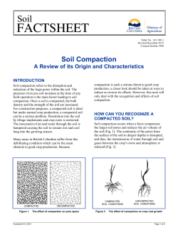 Soil Compaction - Province of British Columbia