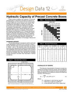 Design Data 12 - American Concrete Pipe Association