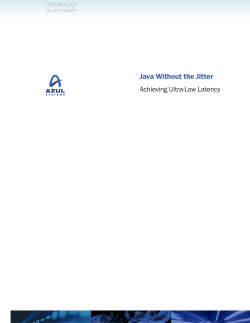 Java Without the Jitter