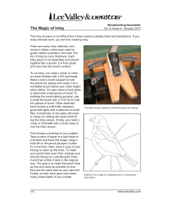 Print article - Lee Valley Tools