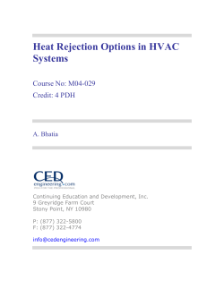 Heat Rejection Options