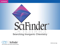 Searching Inorganic Chemistry