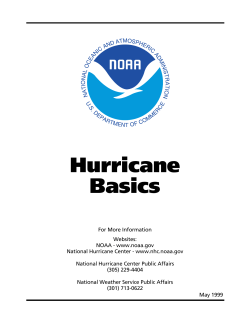 NOAA: Hurricane Basics
