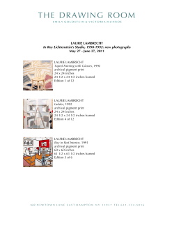 exhibition checklist