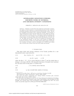 GENERALIZED MONOTONE SCHEMES, DISCRETE PATHS OF