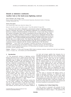 Islands as miniature continents: Another look at the land - storm-t