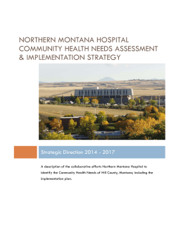 Northern Montana Hospital Community Health Needs Assessment