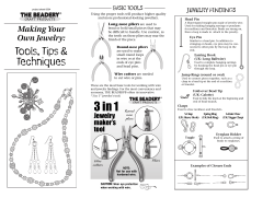 Tools, Tips - The Beadery