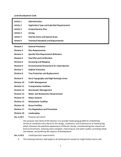 1 Land Development Code Article 1 Administration Article 2