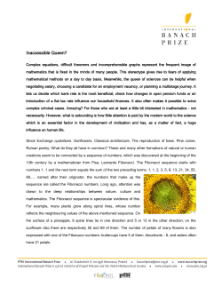 Mathematics &ndash; inaccessible queen?