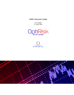 AMPL Interactive Guide