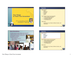 Four Things to Teach Your Accountant 1
