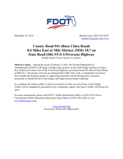 County Road 941 (Boca Chica Road) 0.6 Miles East at Mile Marker