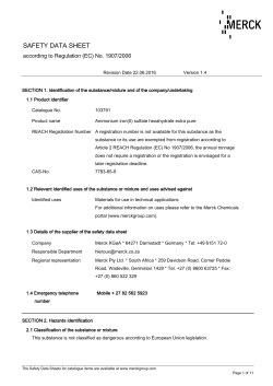 safety data sheet - Merck Performance Materials