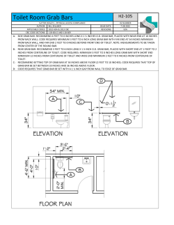 Toilet Room Grab Bars