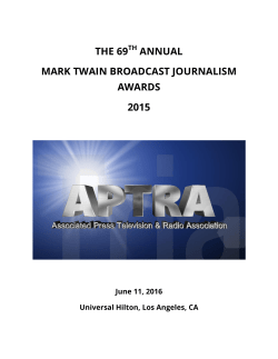 the 69th annual mark twain broadcast