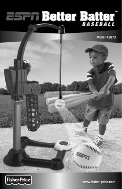 K9873 : Better Batter Baseball - US Main Instruction