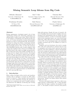Mining Semantic Loop Idioms from Big Code