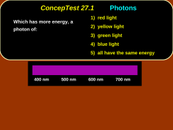 Chap. 27 Conceptual Modules Giancoli