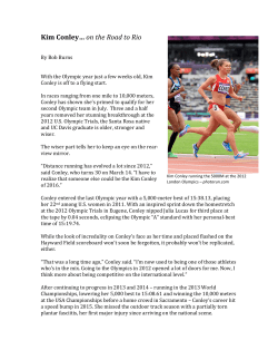 Kim Conley&hellip; on the Road to Rio