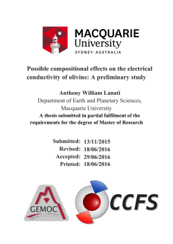 Possible compositional effects on the electrical conductivity of olivine