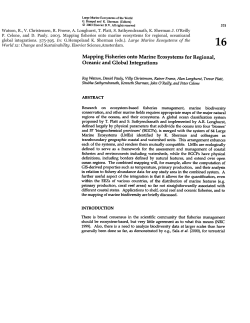 Mapping Fisheries onto Marine Ecosystems for