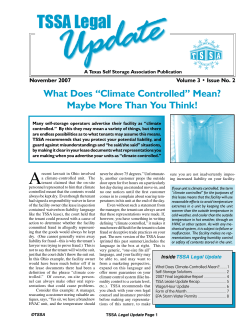 What Does &ldquo;Climate Controlled&rdquo; Mean? Maybe More Than You Think!