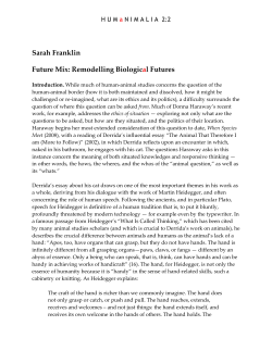Sarah Franklin Future Mix: Remodelling Biological Futures