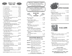 hampstead menus - Brooklyn Pizza Co.