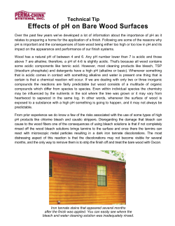 Effects of pH on Bare Wood Surfaces - Perma