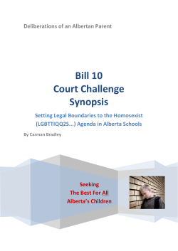 Bill 10 Court Challenge Synopsis