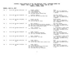 traffic and criminal cases in the lima municipal court
