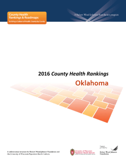 2016 Oklahoma Summary Report