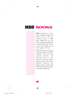 Book List - MBD Group