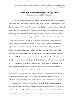 Beyond the Columbian Exchange