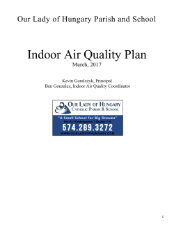Indoor Air Quality Plan