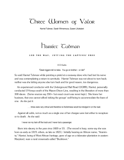 Harriet Tubman - Sweet Gospel Harmony