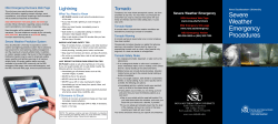Severe Weather Emergency Procedures
