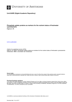 Chapter 7 A critical review of analytical procedures for - UvA-DARE