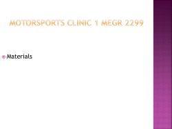 Materials Lecture Notes