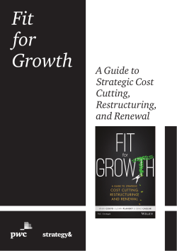 Fit for Growth
